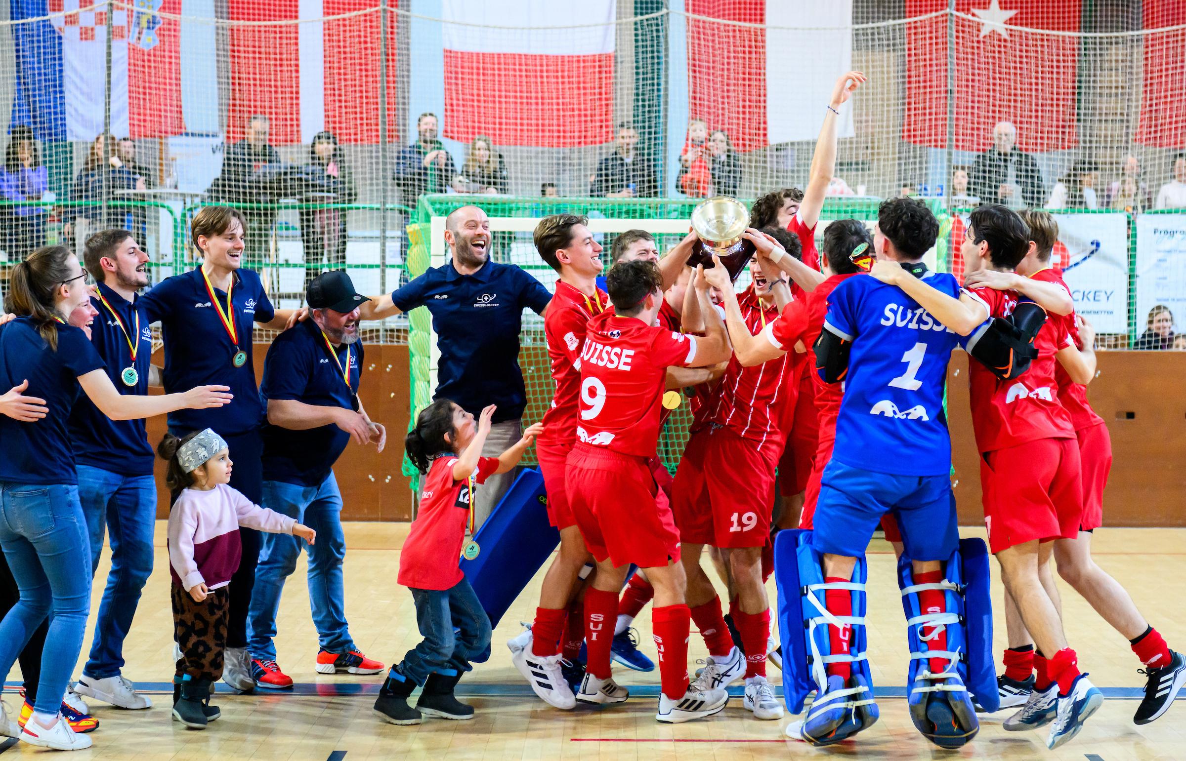 Switzerland are EuroHockey Indoor U21 Champions!